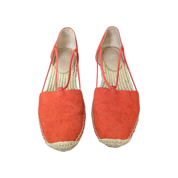 Eileen Fisher Lee Espadrille Sandals Orange Jute Womens 6 Summer Spring Casual - Picture 6 of 9